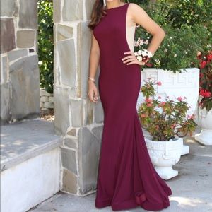 Maroon Prom Dress